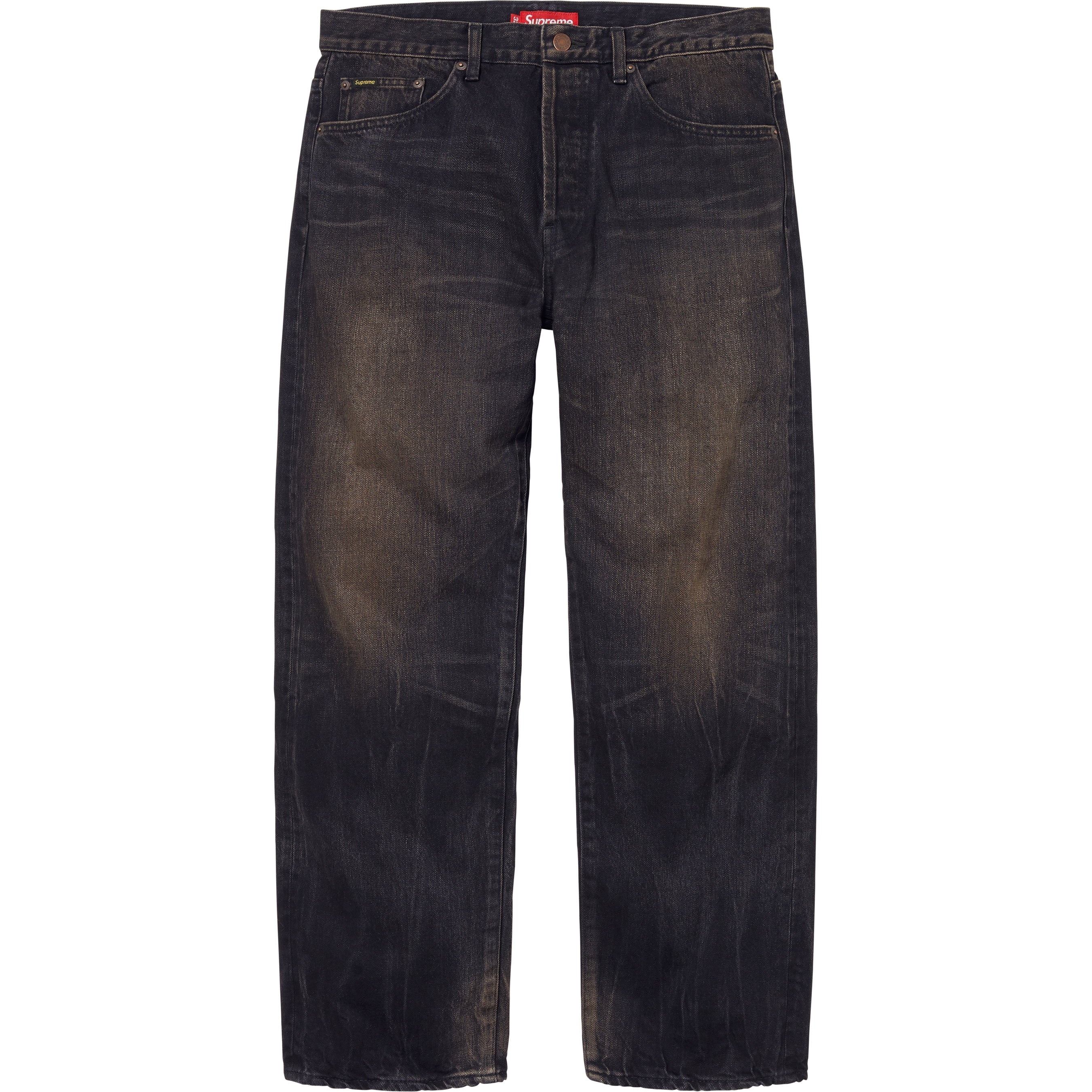 Distressed Loose Fit Selvedge Jean view 9